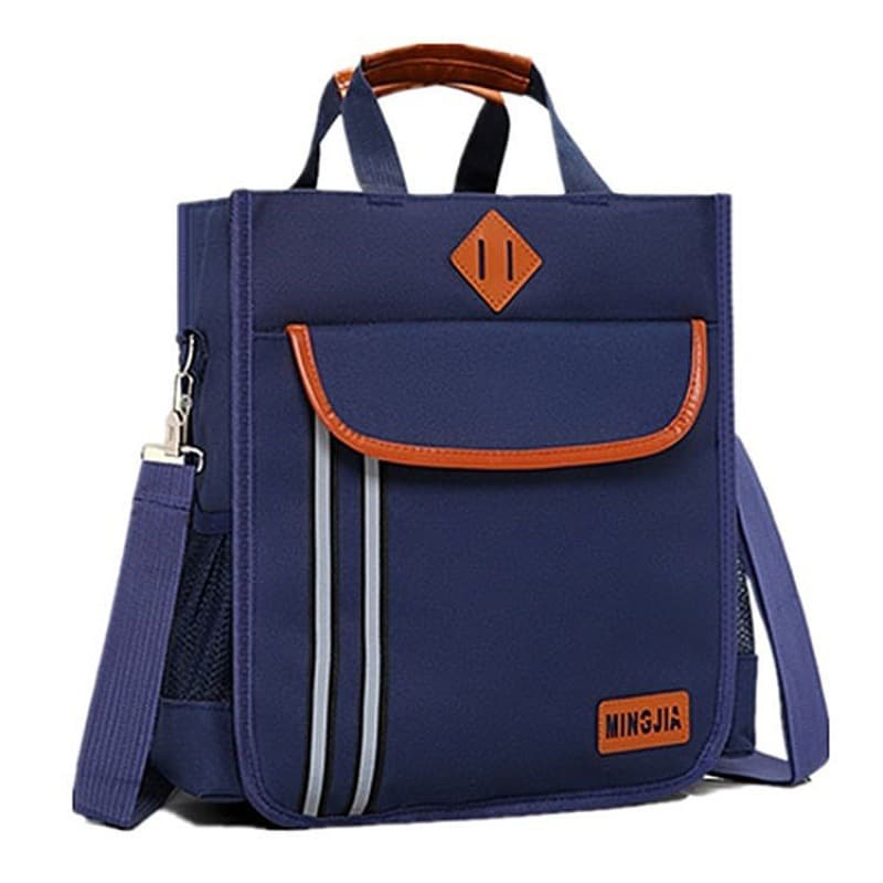 Student Tote Bag Book Carrier for Elementary and Middle School Students, Art Bag, Crossbody Tutoring Bag for Kids