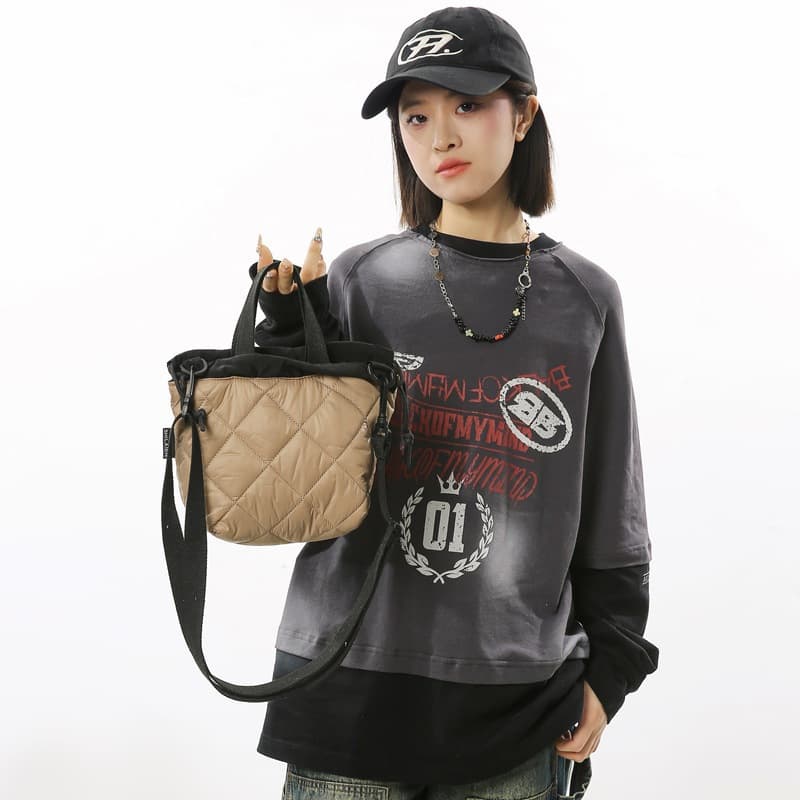 Fashionable Bags, Japanese and Korean Simple Casual Bags, 2025 Winter New Style, Rhombus Trendy Crossbody Bag, Women's Bag, Shoulder Bag