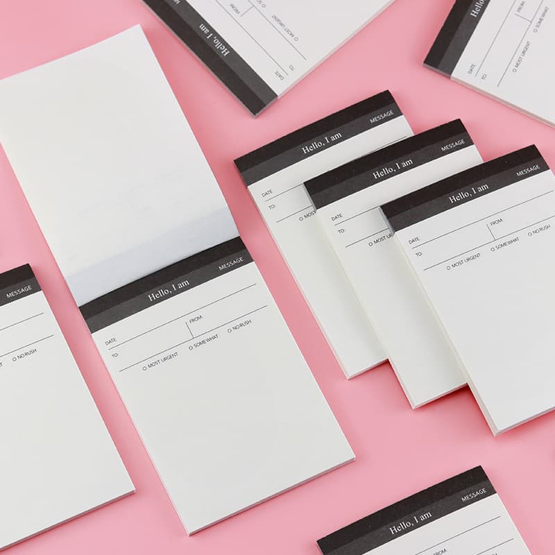 Daily Planner Time Management Sticky Note Small Notebook Checklist Study Exam Removable Memo