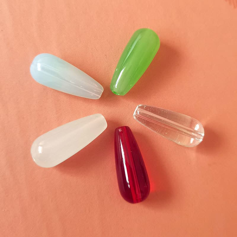 20*9mm Teardrop Bead Crystal Bead Curtain DIY Handmade Door Curtain Accessories Loose Beads