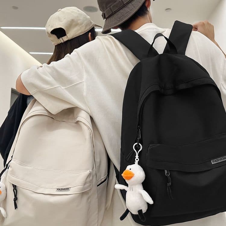 Men's Minimalist Large-Capacity Travel Backpack, Casual Japanese Style for Middle School, High School, and College Students