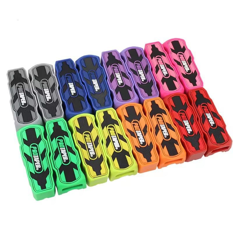 Motorcycle modified accessories PRO pedals Wuyang pedals WY color rubber pedal rubber front pedal rubber cover anti-slip