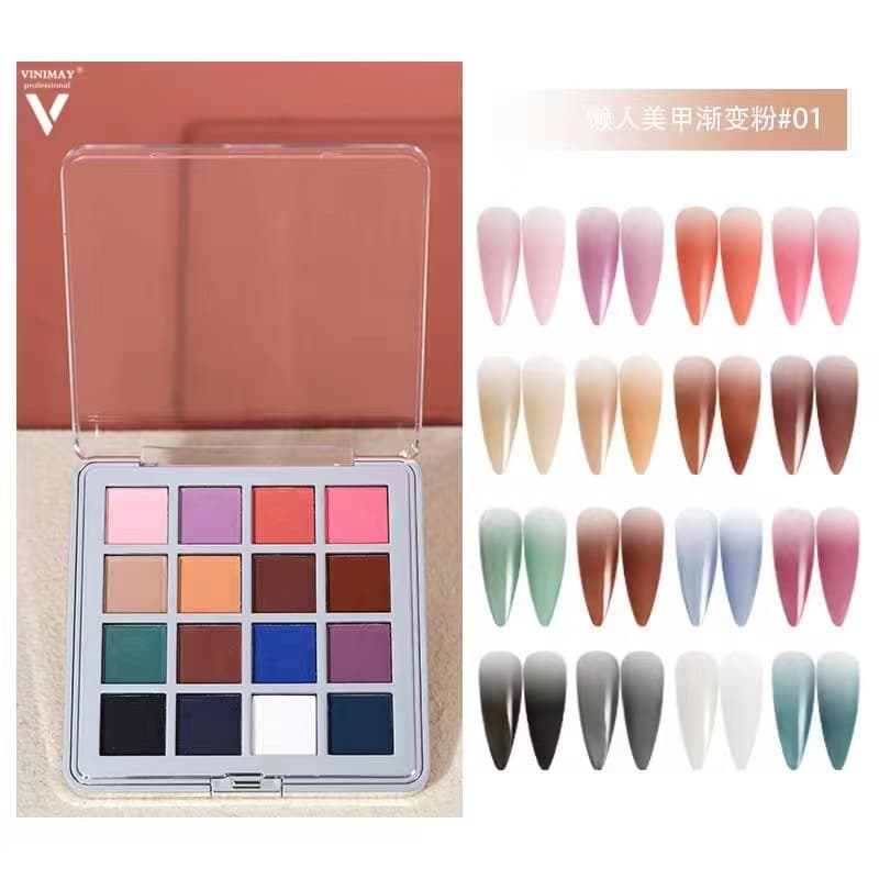 Manicure Lazy Man Magic Gradient Powder Internet Celebrity New Solid Magic Mirror Pink Mermaid Aurora Powder Manicure Special Gradient Powder