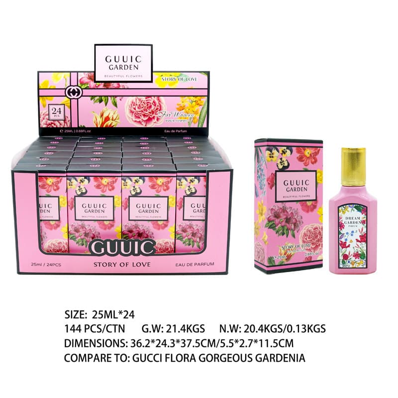 Q-Style Perfume 25ml Mini Sample Spanish Bestseller Small Perfume Display Gift Box Fresh Long-Lasting Women's Fragrance Cross-Border Perfume