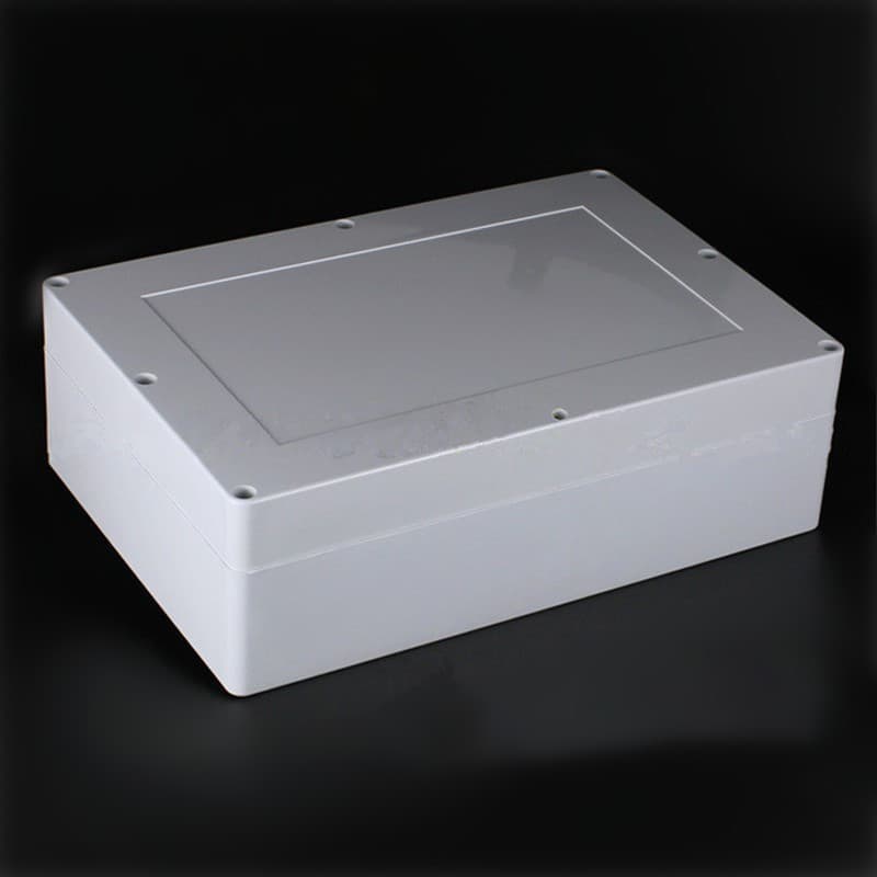 F10 Electronic Plastic Lithium Battery Waterproof Enclosure 320*240*110mm Parking Card Reader Monitoring Housing with Custom Cutouts