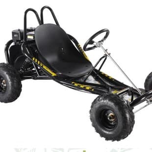 New 212CC Gas Go Kart for Adults and Kids, Four-Wheel Off-Road Sand Buggy, All-Terrain Drift Racing Motor