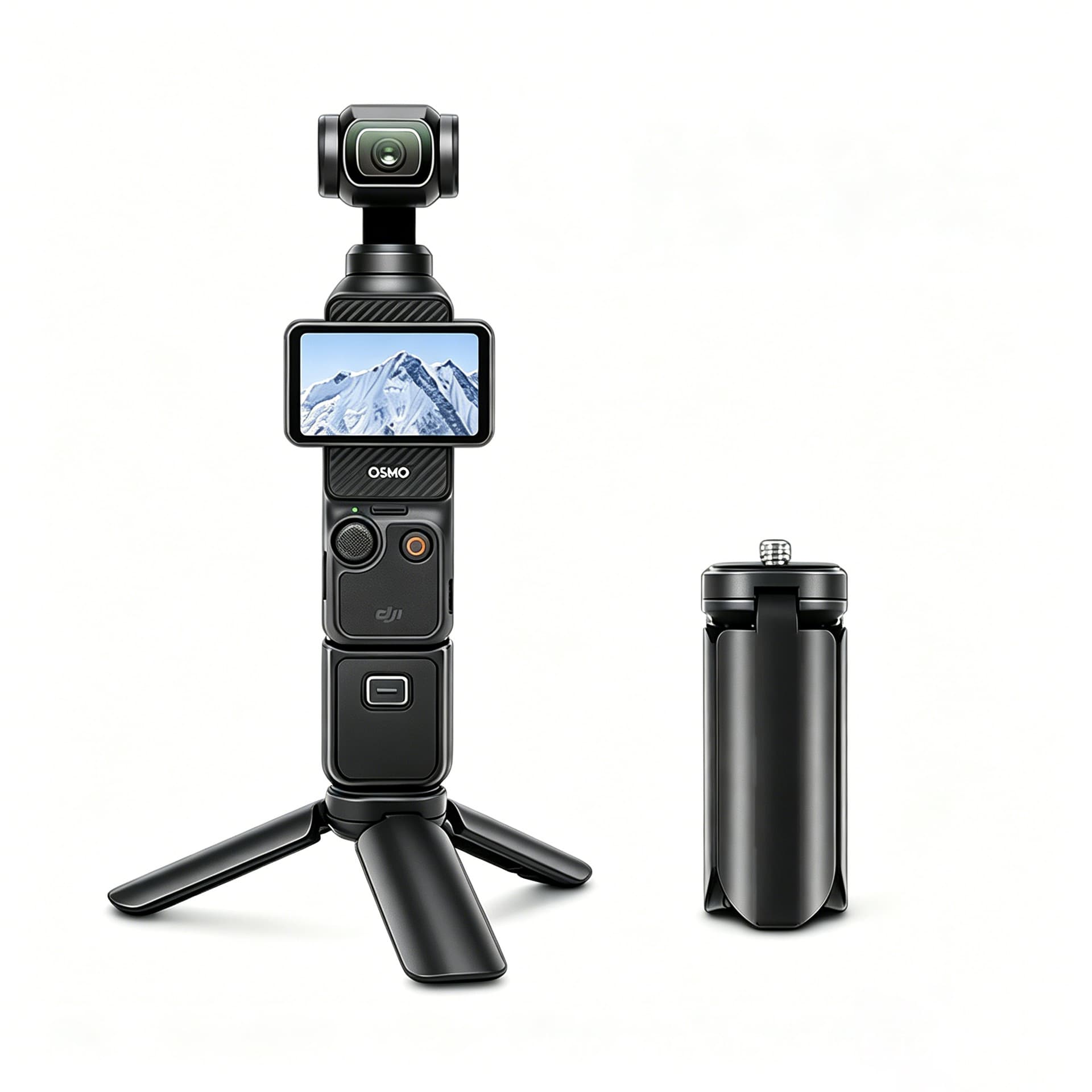 Compatible with DJI Pocket 4/3 Mini Tripod Gimbal Camera Handheld Extension Tripod Desktop Stand