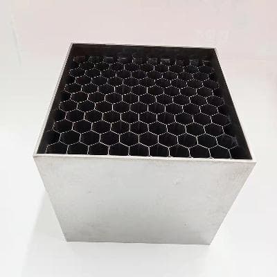 Air straightener, hexagonal honeycomb rectifier, honeycomb core, magnetic shield, waveguide window, ventilation plate