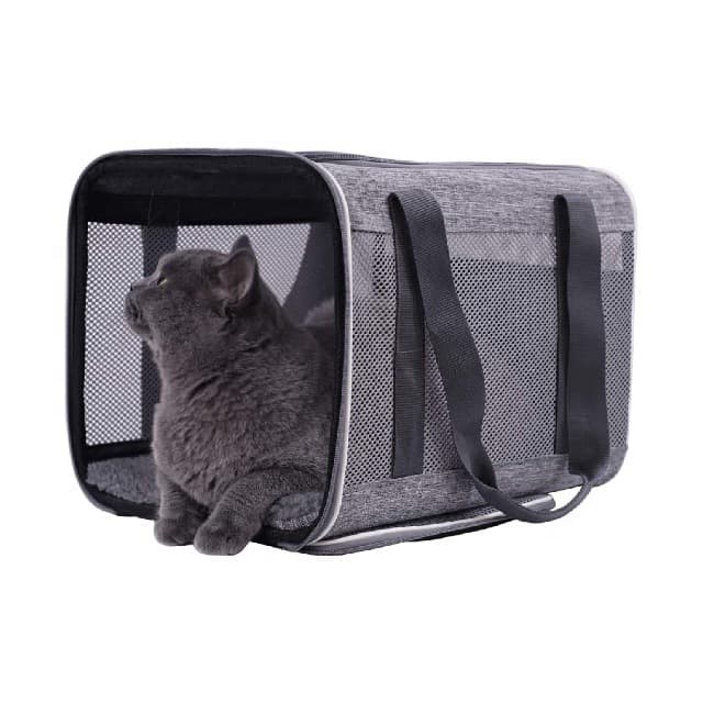 Small Pet Carrier Canvas Backpack Canvas Bag Advertising Outdoor Pet Bag for Cats Travel Bag with Logo Printing