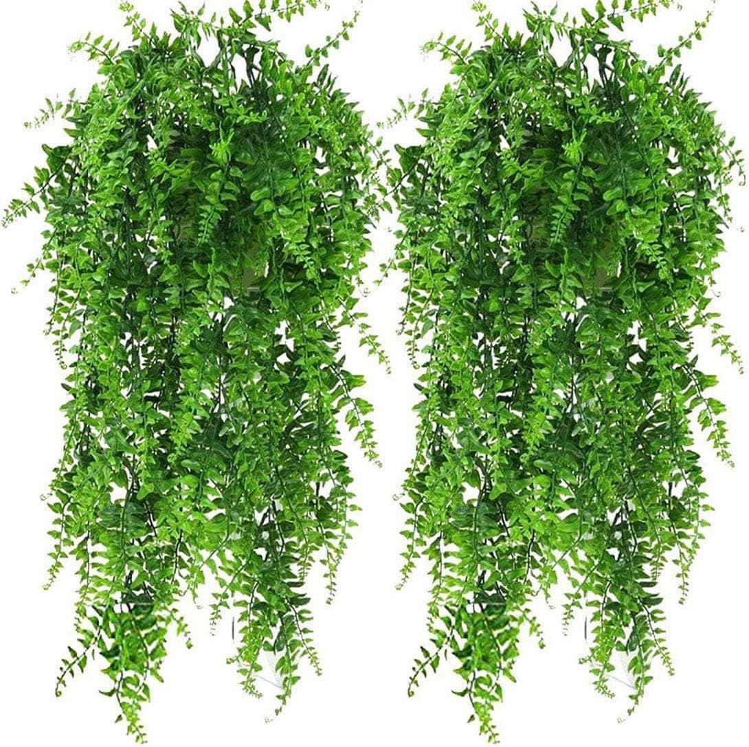 Outdoor artificial ferns, Persian grass rattan, simulated green plants, Persian wall hanging vines, decorative plant walls