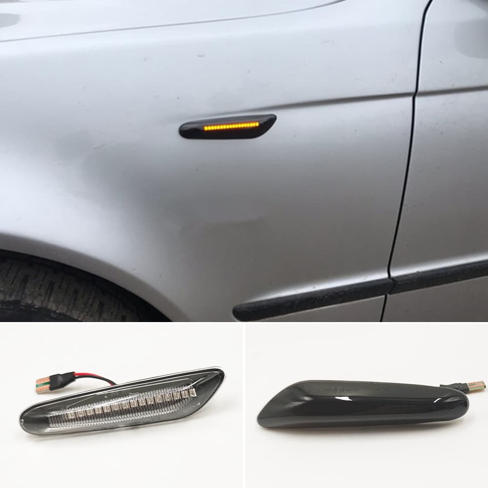 Compatible with BMW E90 E92 E93 E60 E87 E83 X3 E46 E84 X1 Turn Signal Side Marker Light Sequential