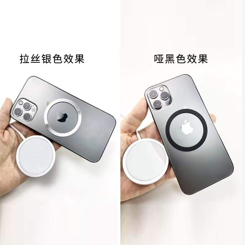 Mobile phone wireless charging accessory ring magnetic piece ring metal iron piece magsafe charging magnetic back sticker