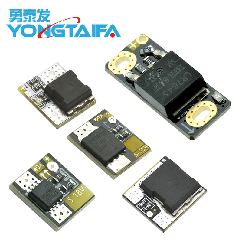 Mini high-power MOSFET trigger switch driver module - PWM adjustable electronic switch control board.