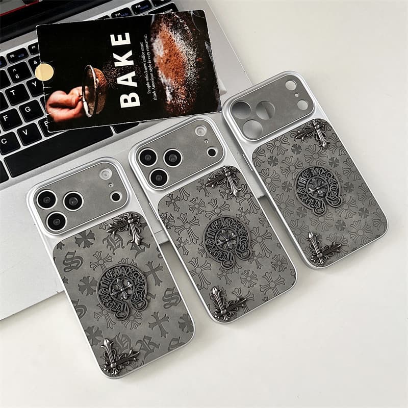 The large window instantly transforms into a 17 series mobile phone case 16Pro suitable for Apple iPhone 14 trendy brand cross leather case