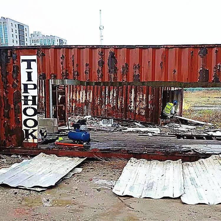 Beijing large-scale high-price recycling of scrap angle iron, steel structure workshops, scrap iron recycling in North China.