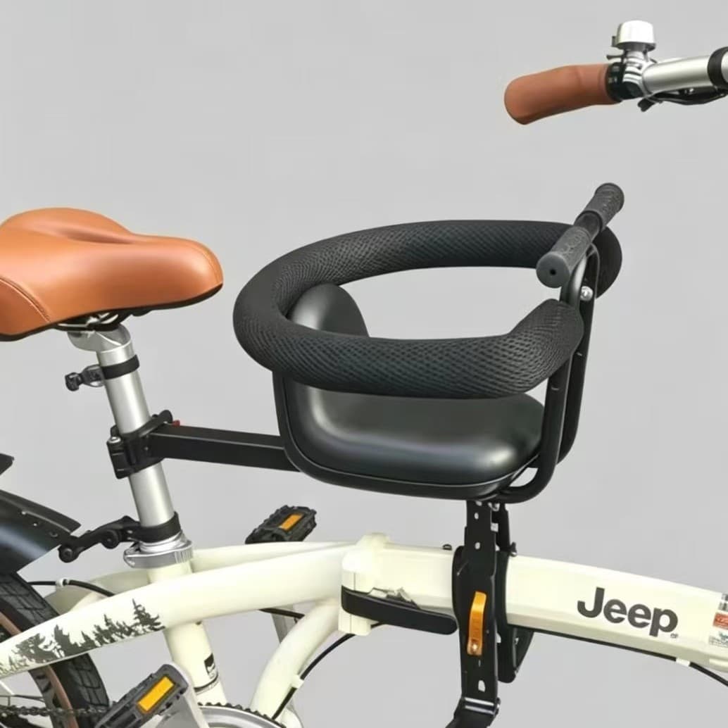 Cross-border Bicycle Front Child Seat, Kids Bicycle Saddle, Outdoor Parent-Child Frame Seat, Mountain Bike Baby Chair