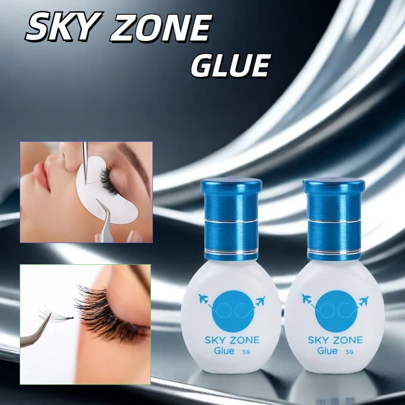 Sky Zone Korean Original Eyelash Extension Glue 2-3 Seconds Quick-Dry Long-Lasting 5g Eyelash Adhesive Cross-Border