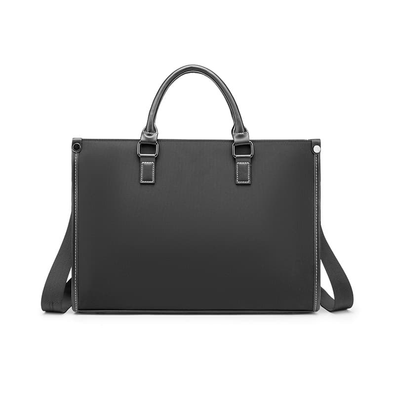 Japanese Cross-Border Amazon Hot Selling Business Document Bag Horizontal Briefcase Men's Handbag Meeting Bag with Custom Logo