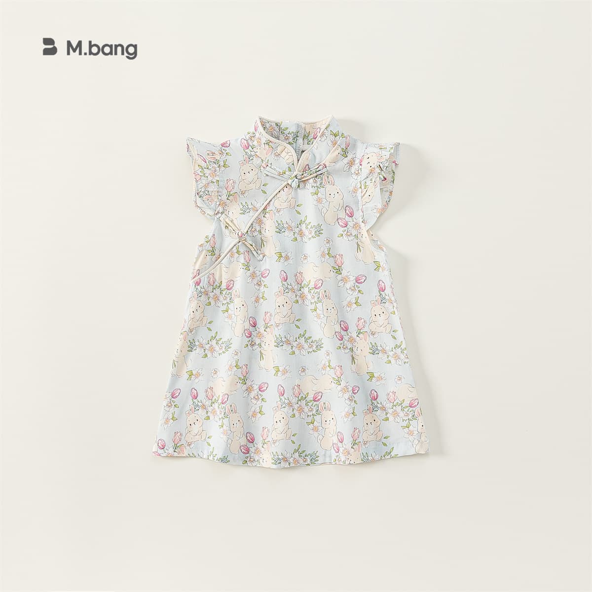 Youbao Children's Wear Chinese Style Girls Dress Summer Alice Cheongsam Dress Kids National Style Dress