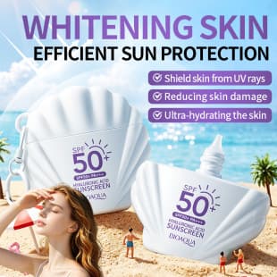 BIOAOUA Hyaluronic Acid Shell Sunscreen SPF50+ High Protection Repair Summer Cross-border Product