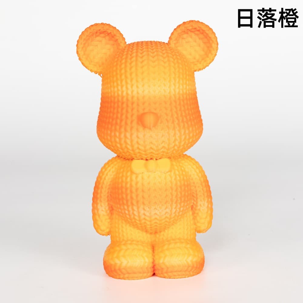 Sunset Orange PLA 3D Printer Filament 1.75mm 1kg Stable Output for Bambu Lab, Creality and Others
