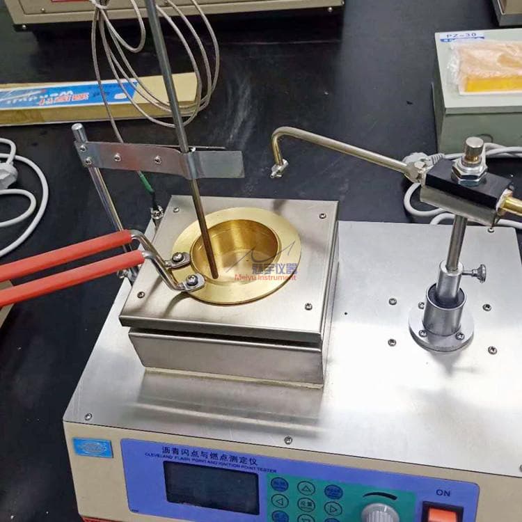 SYD-3536 Asphalt Flash and Fire Point Tester Cleveland Open Cup Ignition Instrument Flash Point Tester