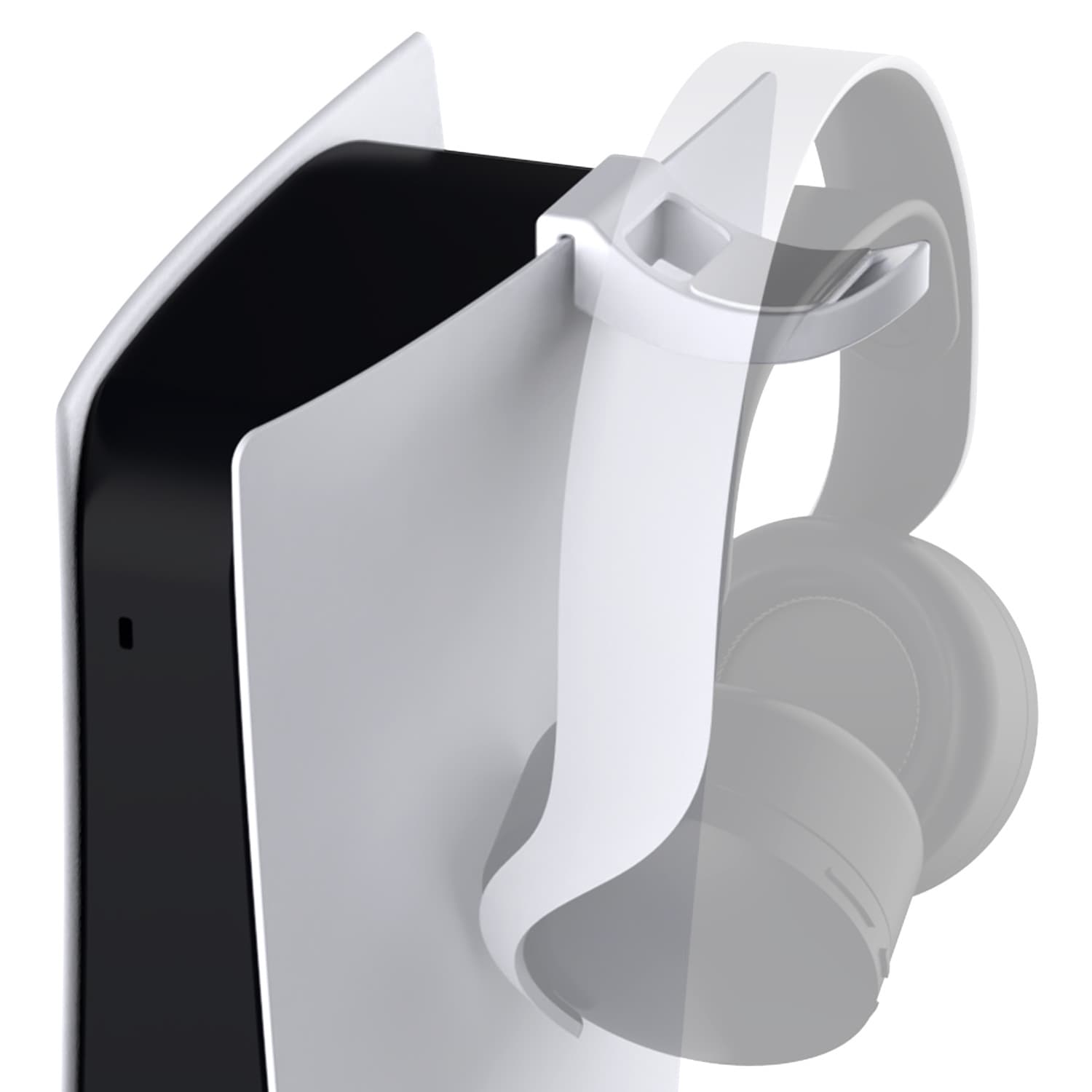 Headphone Hook and Controller Storage for Sony PS5 Slim/Pro Console, Portable Gaming Organizer Accessory