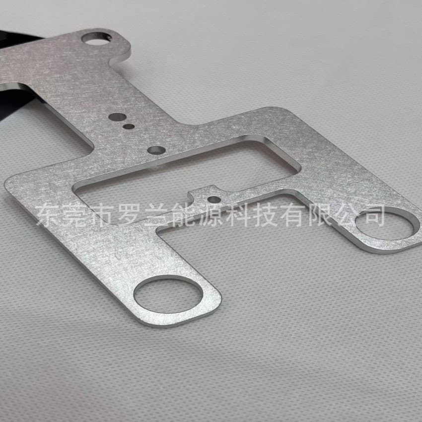 CNC machined semiconductor precision components AL6061-T6 support plate, small batch processing, custom orders from drawings.