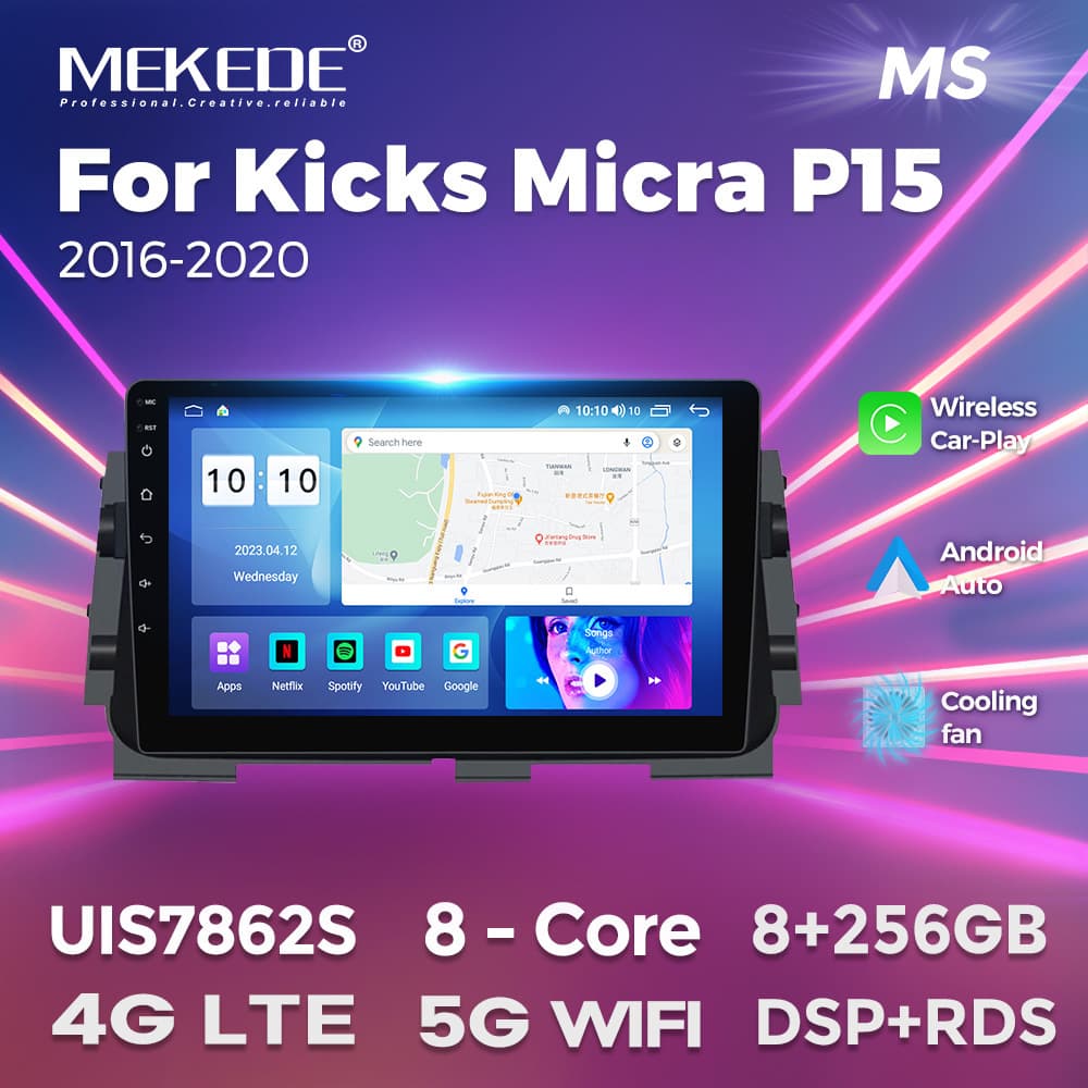 Applicable to Nissan Kicks Micra P15 2016 - 2020 Nissan Jinke Car Android Navigation