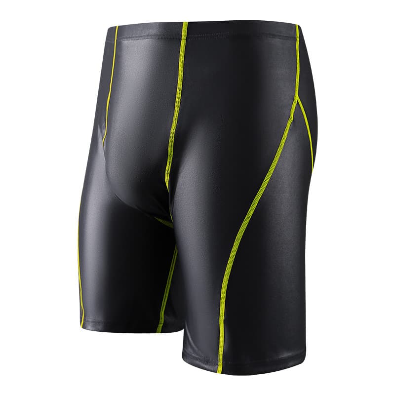Men's Sporty Brief Swimming Trunks Extended Length Boxer Shorts Beachwear Thermal Spa Swimming Equipment Polyester Knitted Innerwear