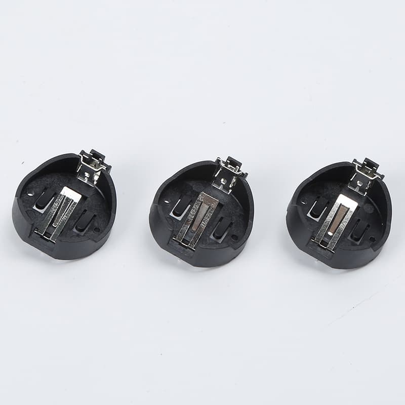 Factory CR2032 Button Cell Battery Holder Series Plug-in Battery Holder Lithium Battery Base Wholesale