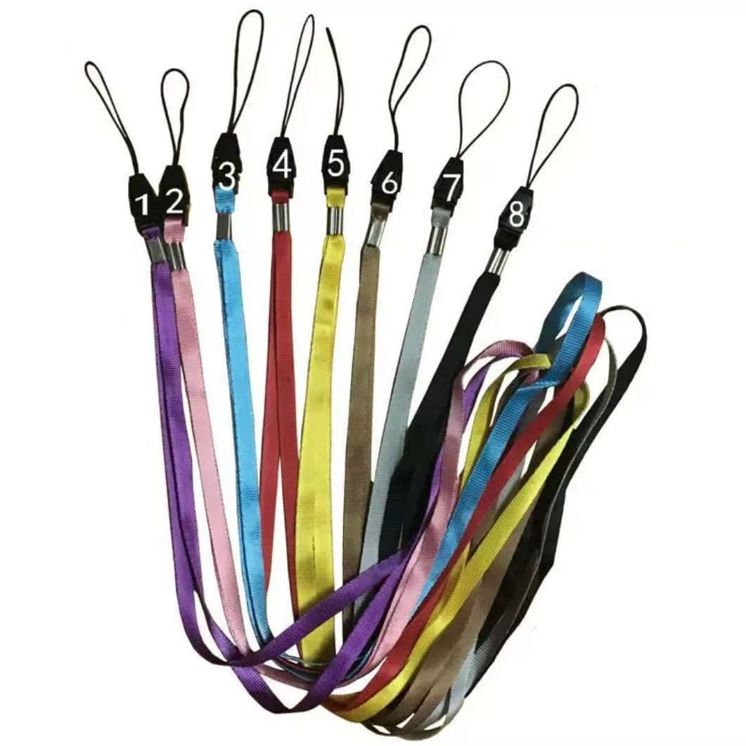 Manufacturer Bulk Stock 7mm Nylon Lanyard Colorful Detachable Airplane Buckle ID Card USB Drive Fan Neck Strap