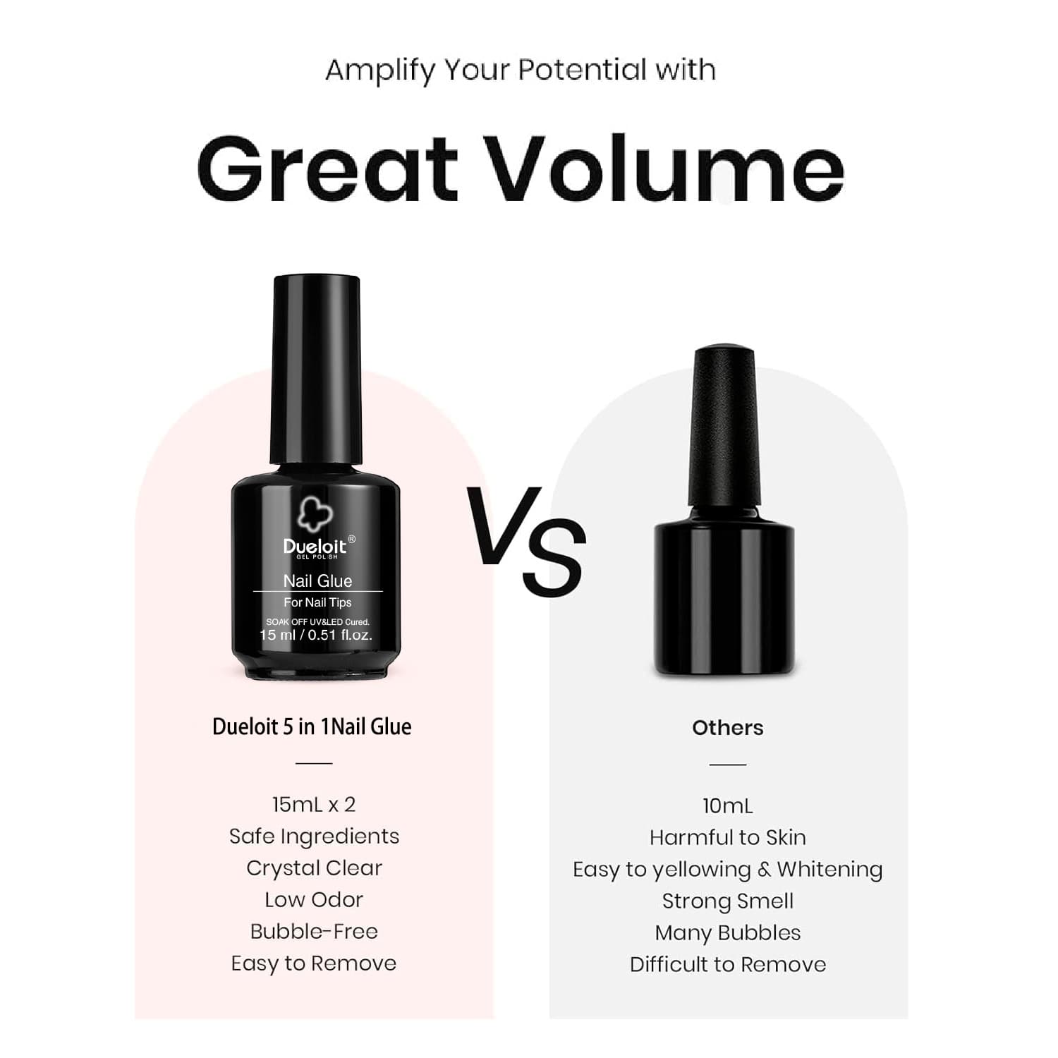 Cross-border Five-in-One Gel Polish Smudge Nail Art Reinforcing Base Coat Adhesive for Nail Tips Builder UV Gel