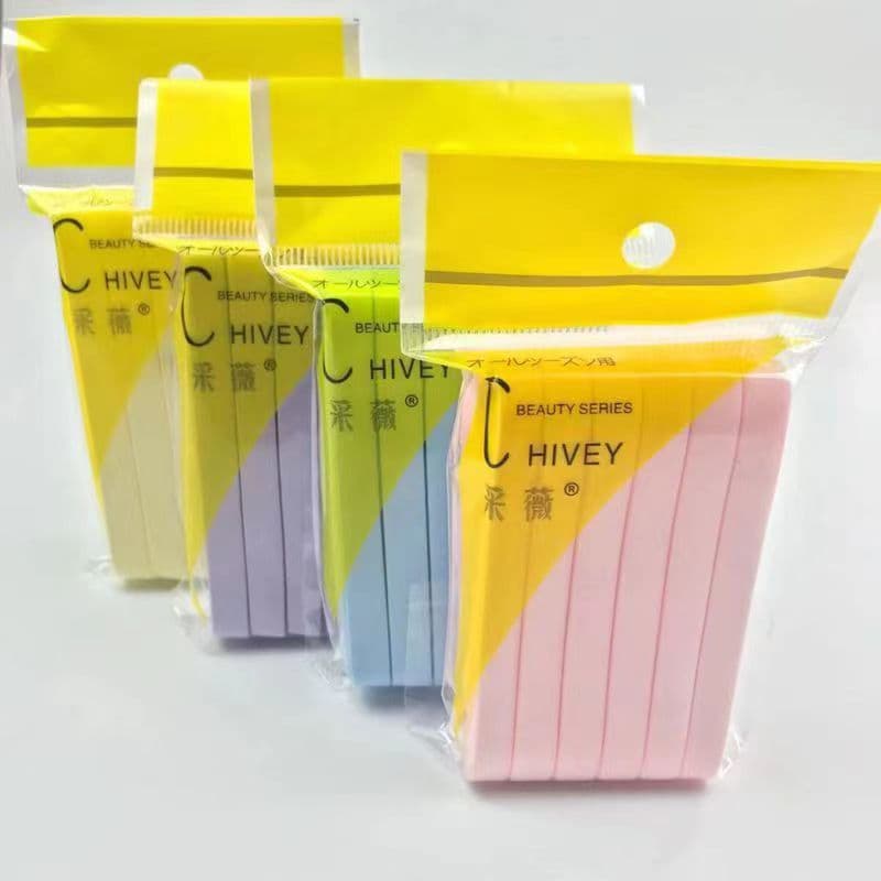 Caiwei Compressed Sponge Strips 12-Pack Face Cleansing Pads, Indian Commodity Grade Quality, Expands in Water, Large Sponge Puff Compressed Strips Manufacturer