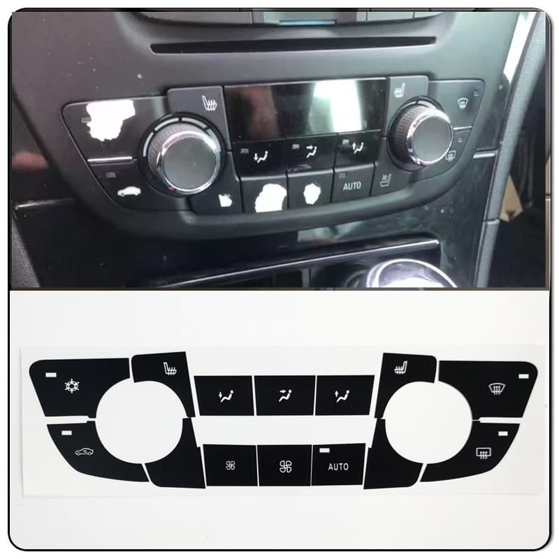 Suitable for 08-13 Buick New Regal air conditioner AC central control button repair car sticker wear and tear off paint film