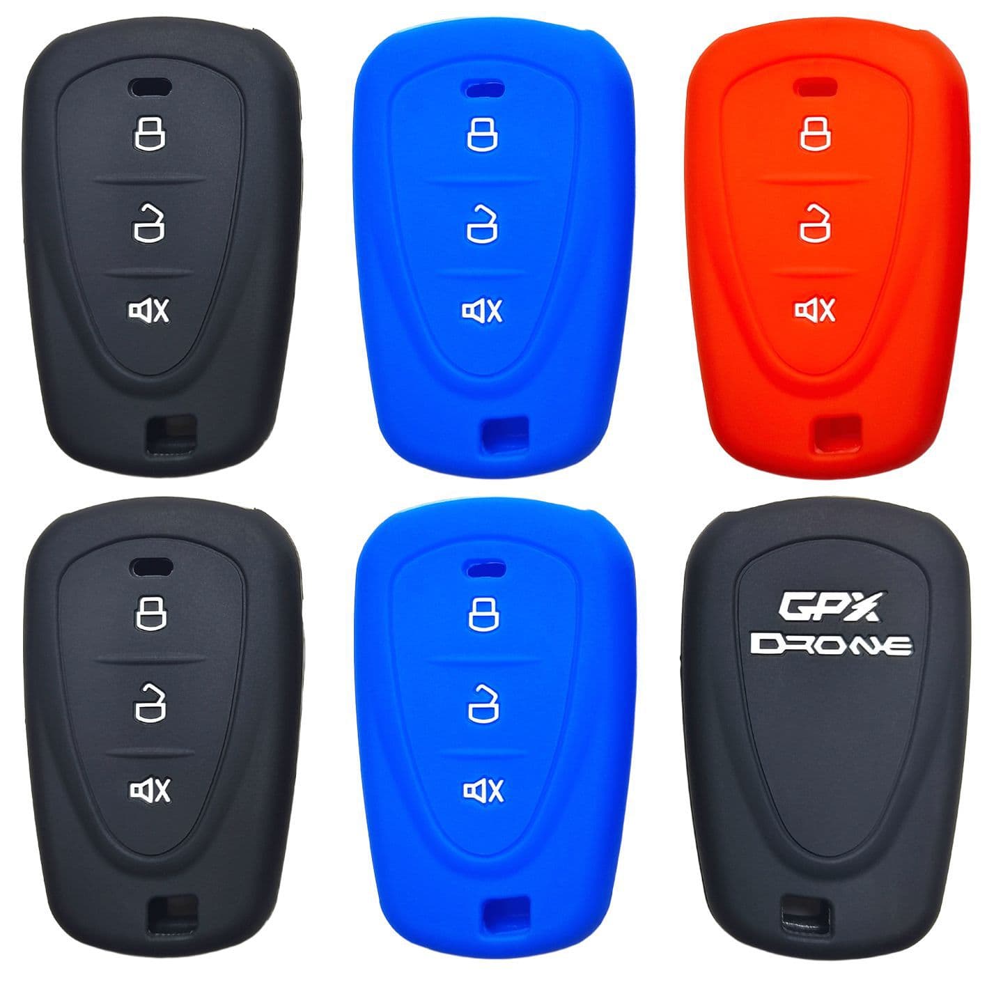 Suitable for SYM Fiddle 150, Cruiser 150x, Joymax, Fire Phoenix GPX remote 3-button silicone key fob cover