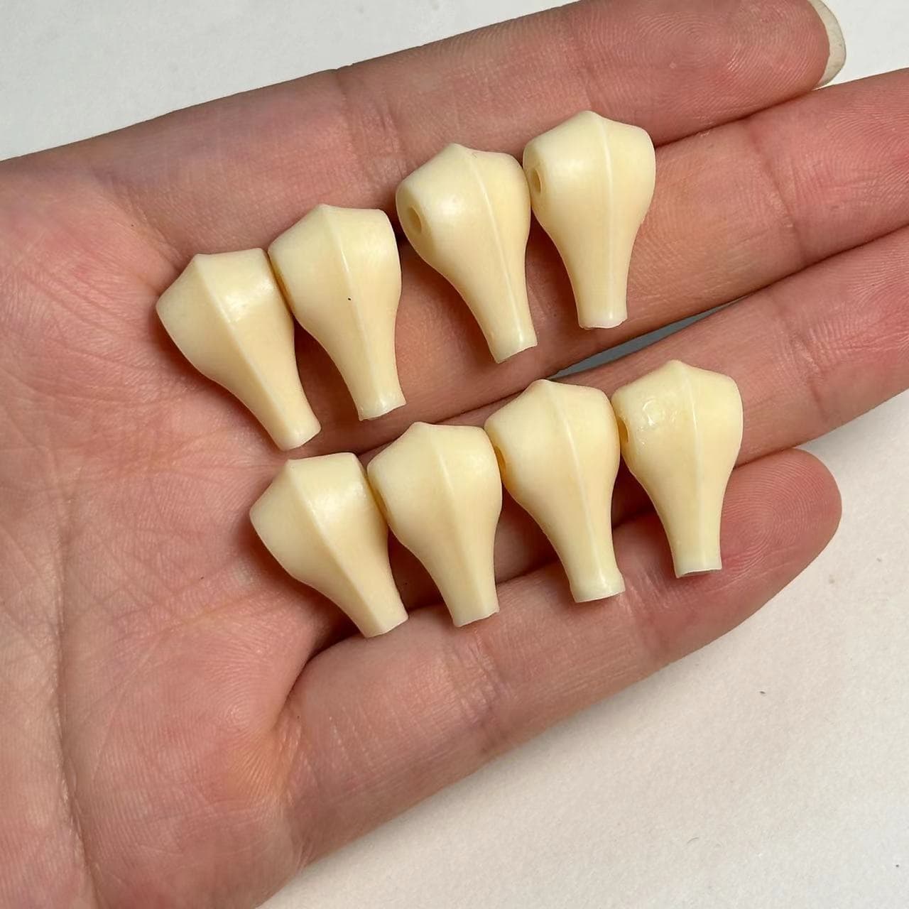 Ivory nut shark back three-way DIY cultural play Buddhist bead accessories ornaments spacer beads bracelet hand-woven bracelet
