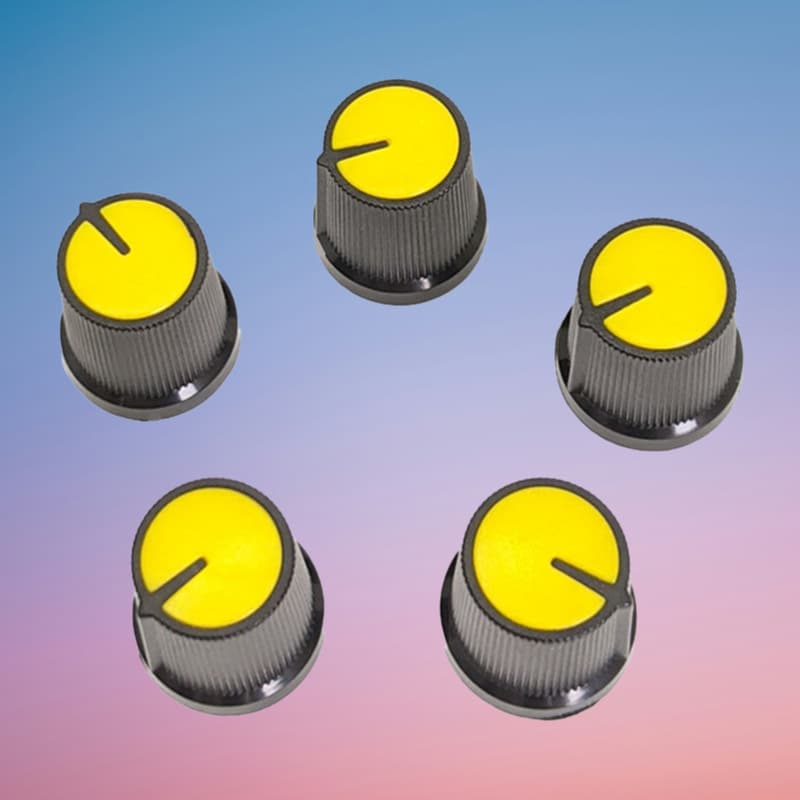 Zhejiang factory produces plastic knob potentiometer knob cap guitar volume knob switch handle