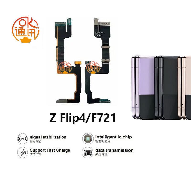 Compatible with Samsung Z Flip3 Z Flip4 Z Flip5 Z Flip6 Z Flip7 motherboard flex cable
