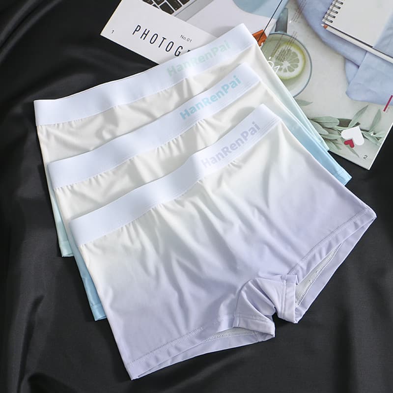 New women's ice silk underwear women's boxer briefs slim boxer briefs women's ice silk underwear for women