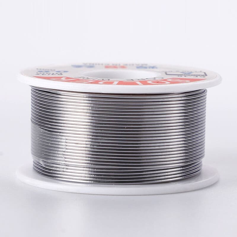 Soldering Iron Kit Compatible Solder Wire 63/37 Small Roll Solder Wire 50g 100g Tin Wire 0.6-0.8-1.0mm