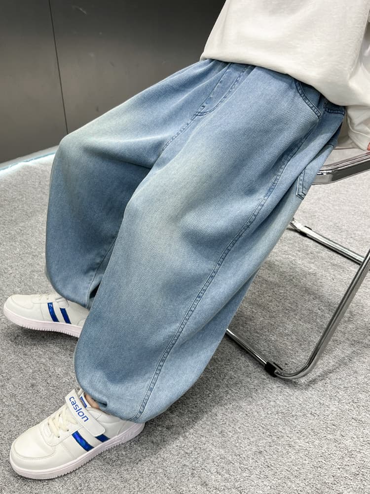 Children's Mosquito-Proof Pants Summer Thin 2026 New Style Cartoon Print Fashionable Jogger Pants Summer Jeans