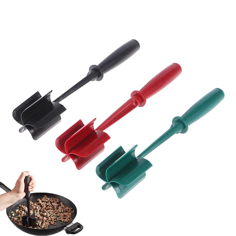 Cross-border Grinding Mixing Spatula Meat Chopper Handheld Meat Mincer Rice Mixing Meat Masher Spatula Scraper