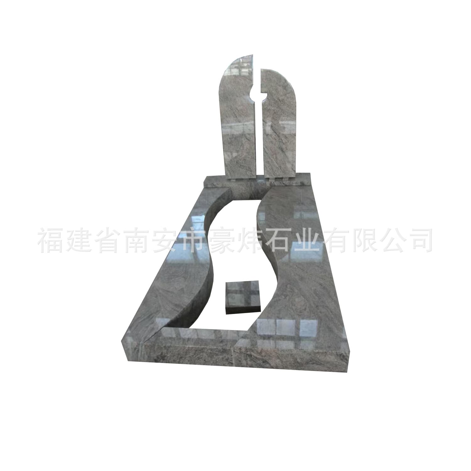 European German tombstone manufacturer, natural rainbow purple granite polished stele, wholesale memorial tombstones.