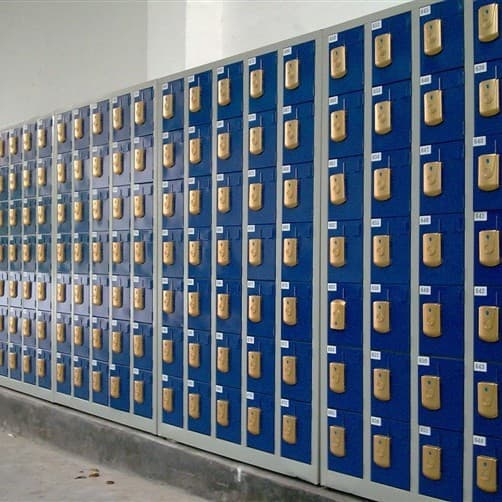 Processing and Production Steel Cabinet Workshop Staff Mobile Phone Storage Locker Phone Storage Cabinet Storage Locker Deposit Cabinet Wholesale