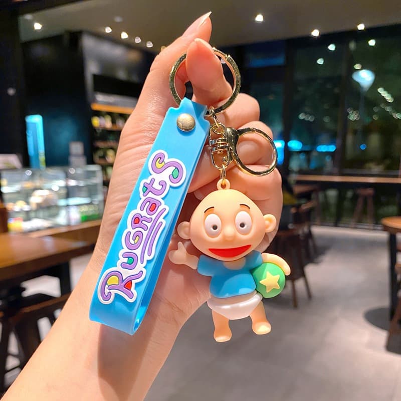 Cartoon Anime Stitch Series Soft Rubber Keychain Doll Bag Pendant Cross-border Keychain Small Gift Wholesale