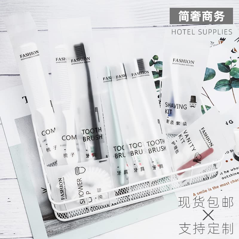 High-Quality Soft-Bristle Dental Kit for Hotels and B&Bs, Five-Star Hotel Disposable Toothbrush