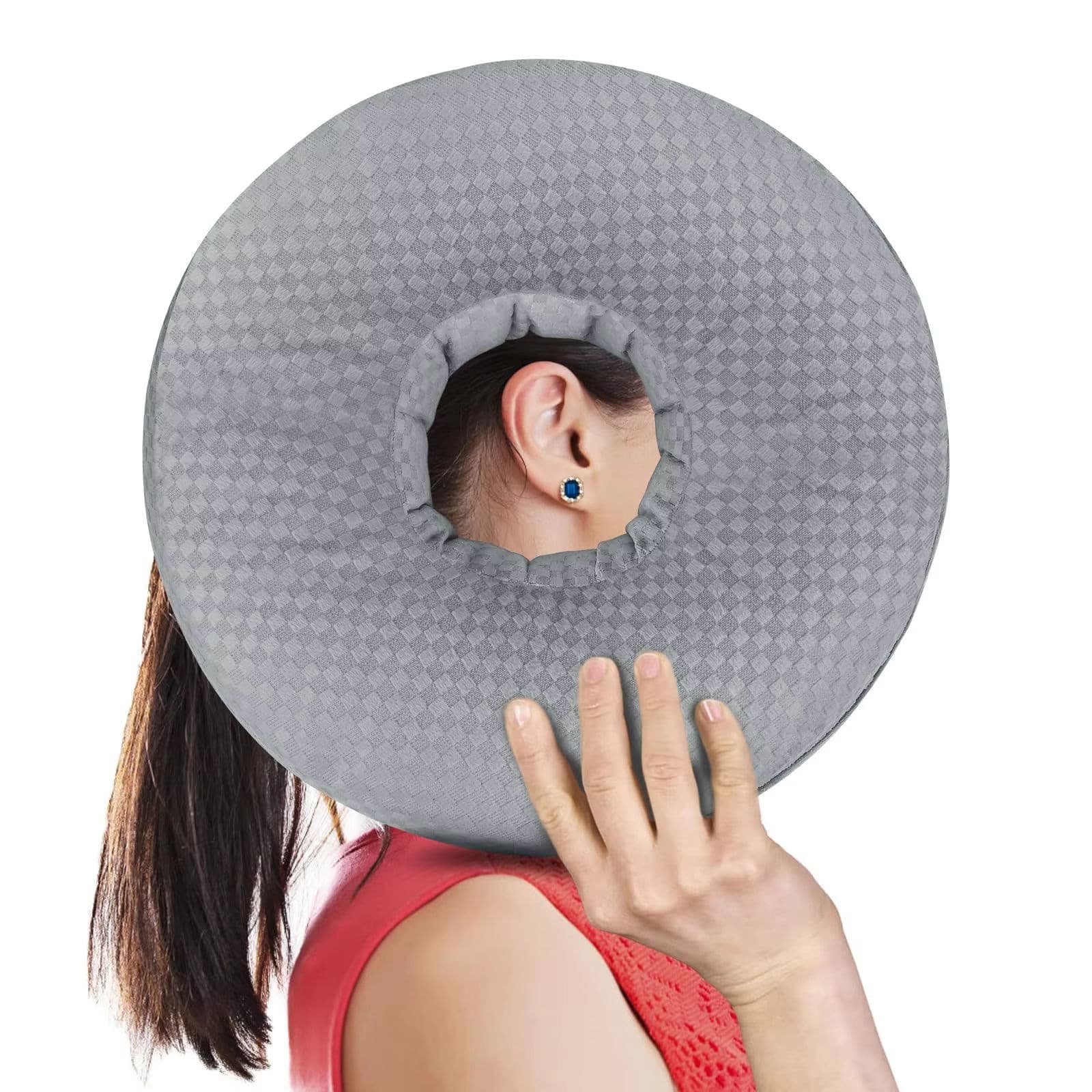 Cross-Border Hot-Selling Ear Piercing Protection Pillow, Hollow Seat Cushion, Lumbar Support, Piercing Recovery Pillow, Beauty Salon Pillow Core
