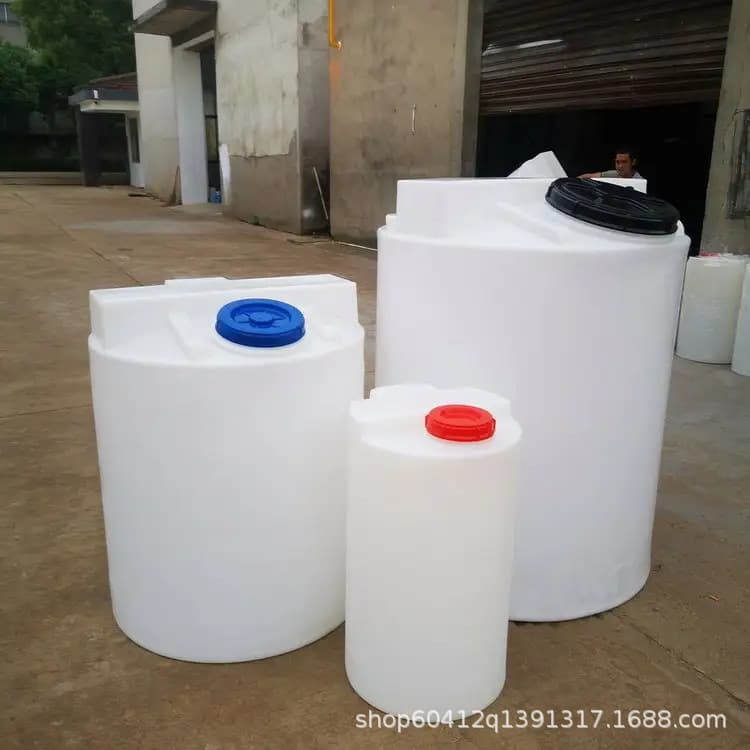 Qinghai Xining: 100L dosing tank, mixing tank, rotationally molded PE barrel, sealed and acid-resistant.