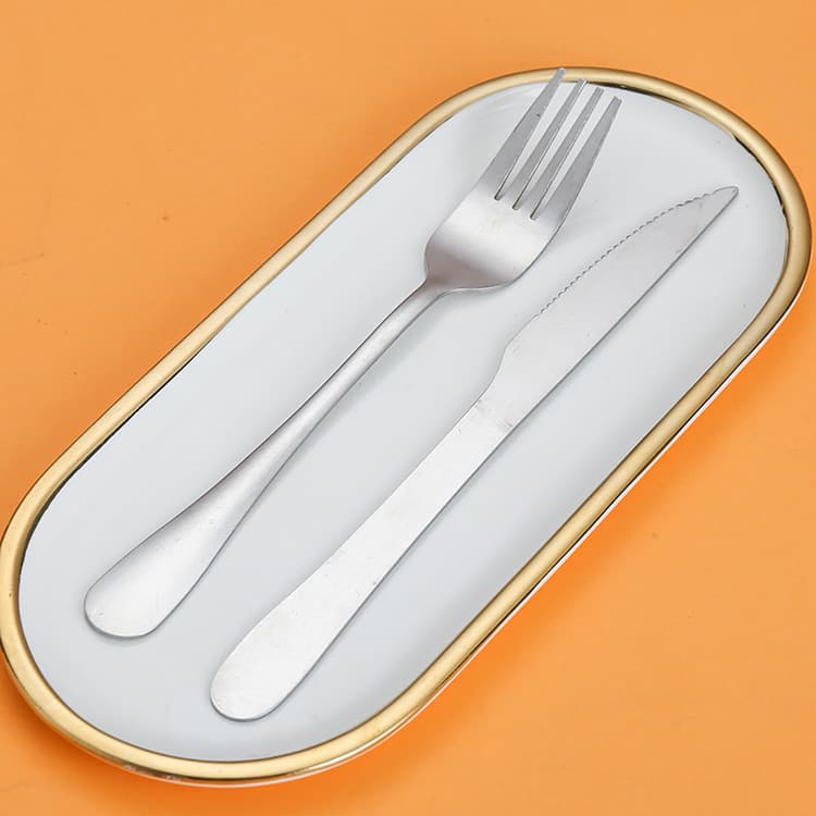 1010 Stainless Steel Cutlery Hotel Restaurant Steak Knife and Fork Two-Piece Set Mooncake Knife and Fork Pasta Fork Salad Fork Wholesale